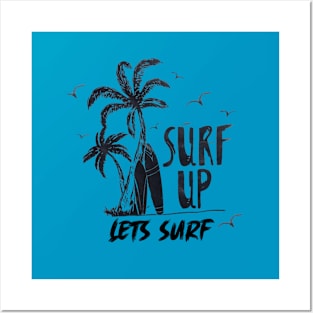 surf up Posters and Art